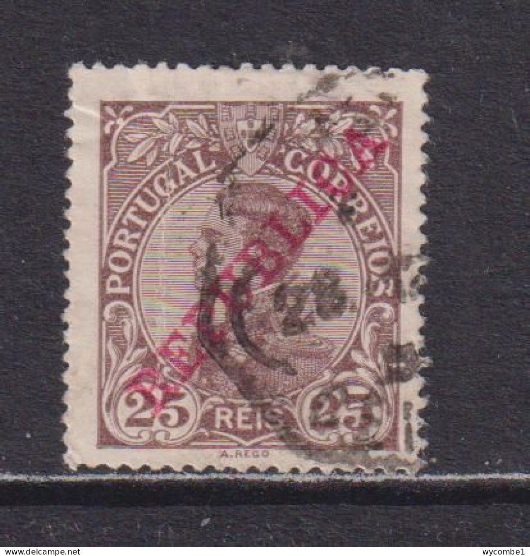 PORTUGAL - 1910  Republica 25r Used As Scan - Used Stamps