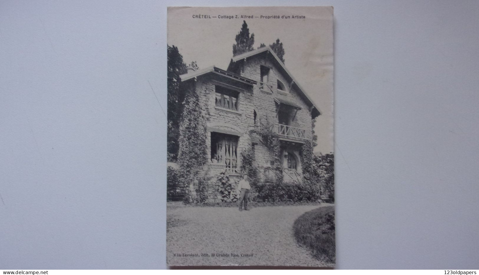 ️ 94  CRETEIL COTTAGE Z ALFRED PROPRIETE D UN ARTISTE Alfred Sulzbach Dit Sulbac - Creteil