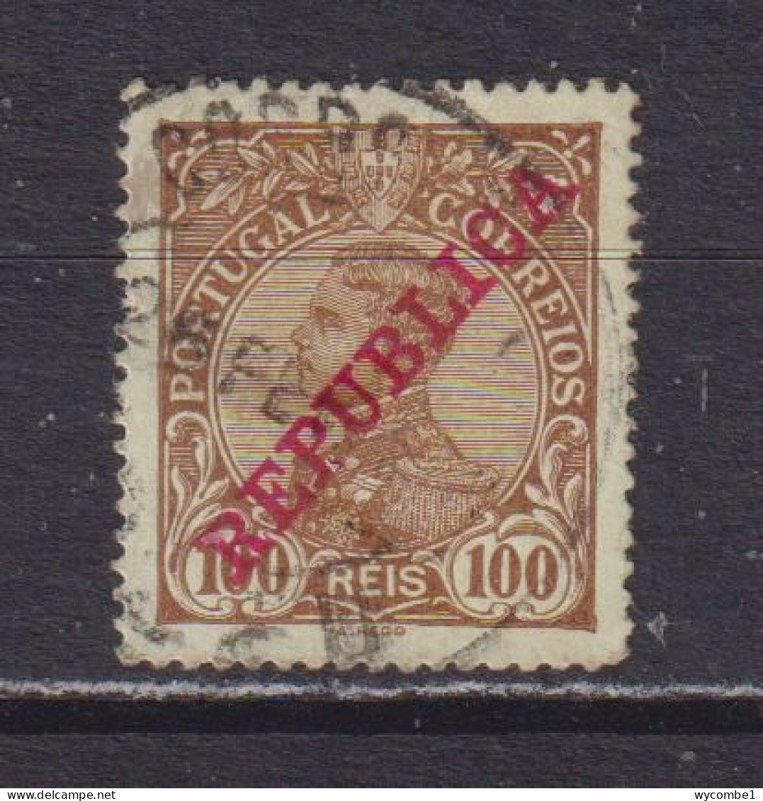 PORTUGAL - 1910  Republica 100r Used As Scan - Used Stamps