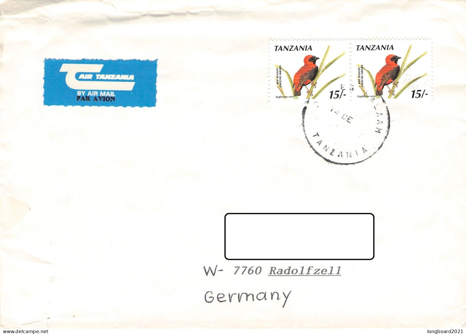 TANZANIA - AIRMAIL > RADOLFZELL/DE / *349 - Tanzania (1964-...)