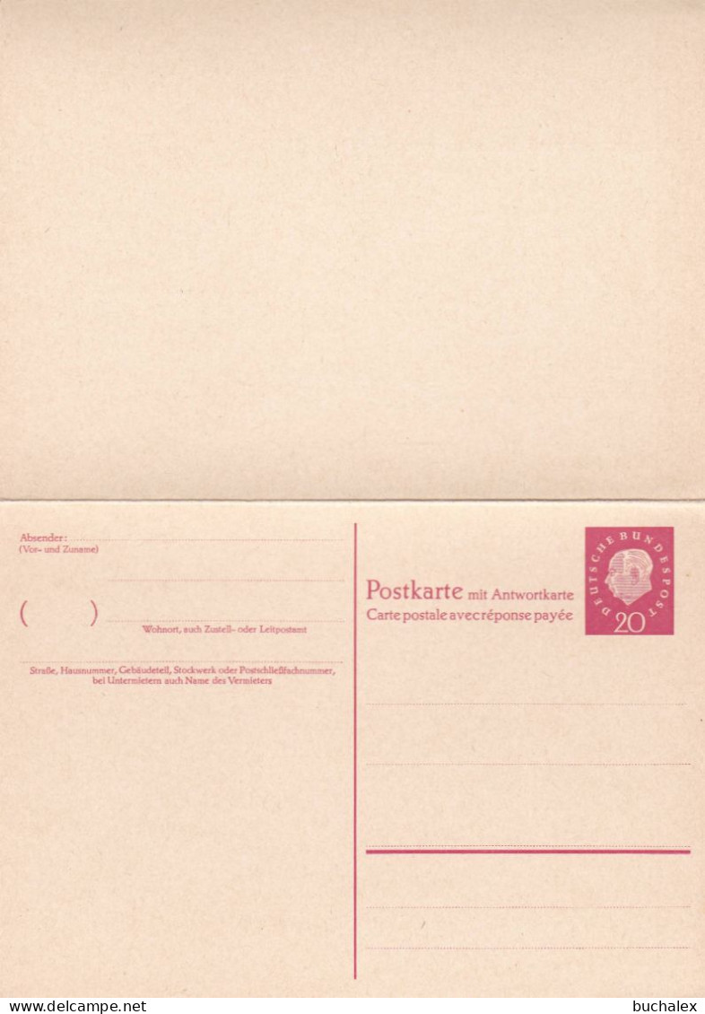 Bund P38 Komplett - Postkarten - Ungebraucht