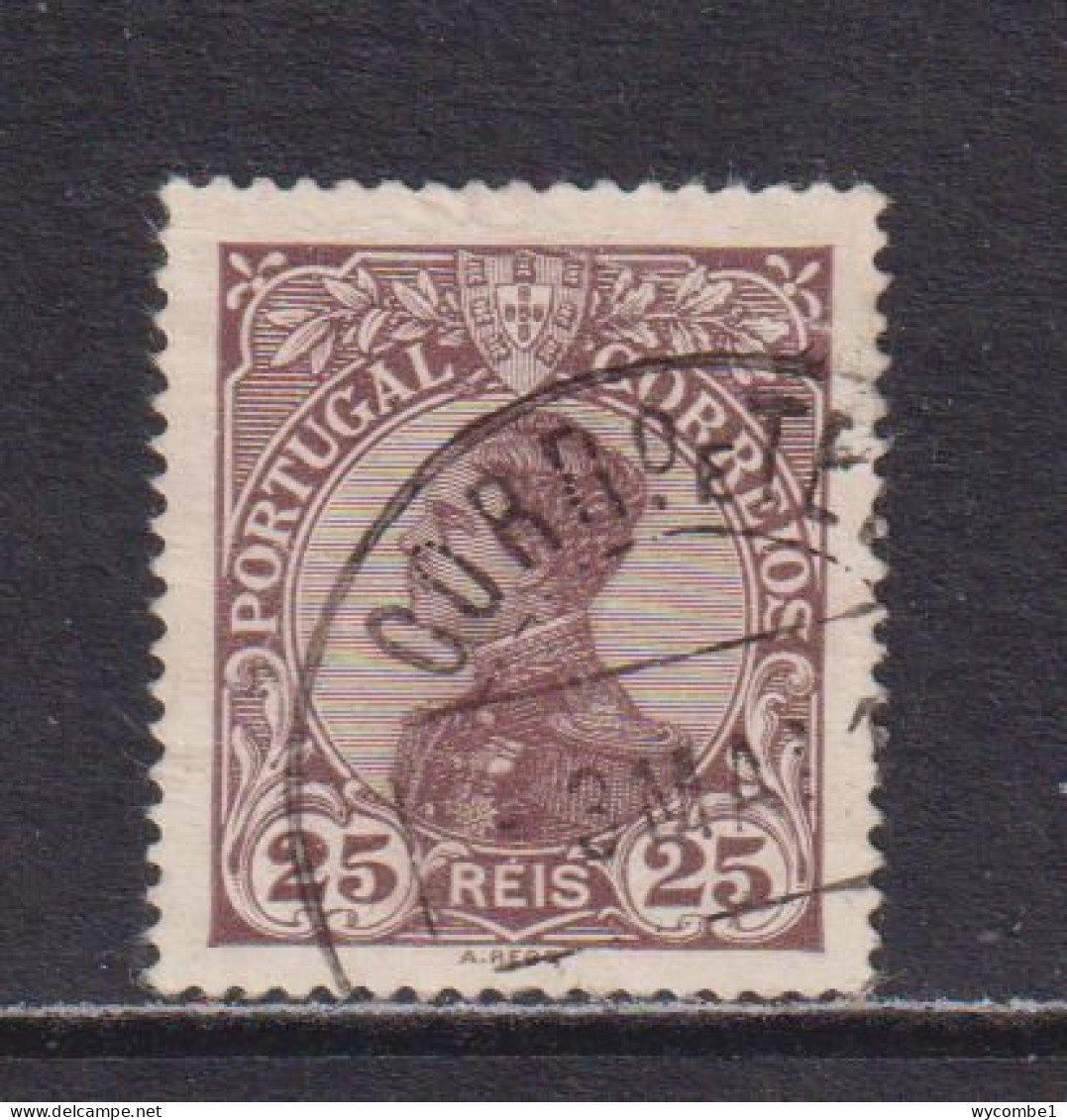 PORTUGAL - 1910  25r Used As Scan - Used Stamps