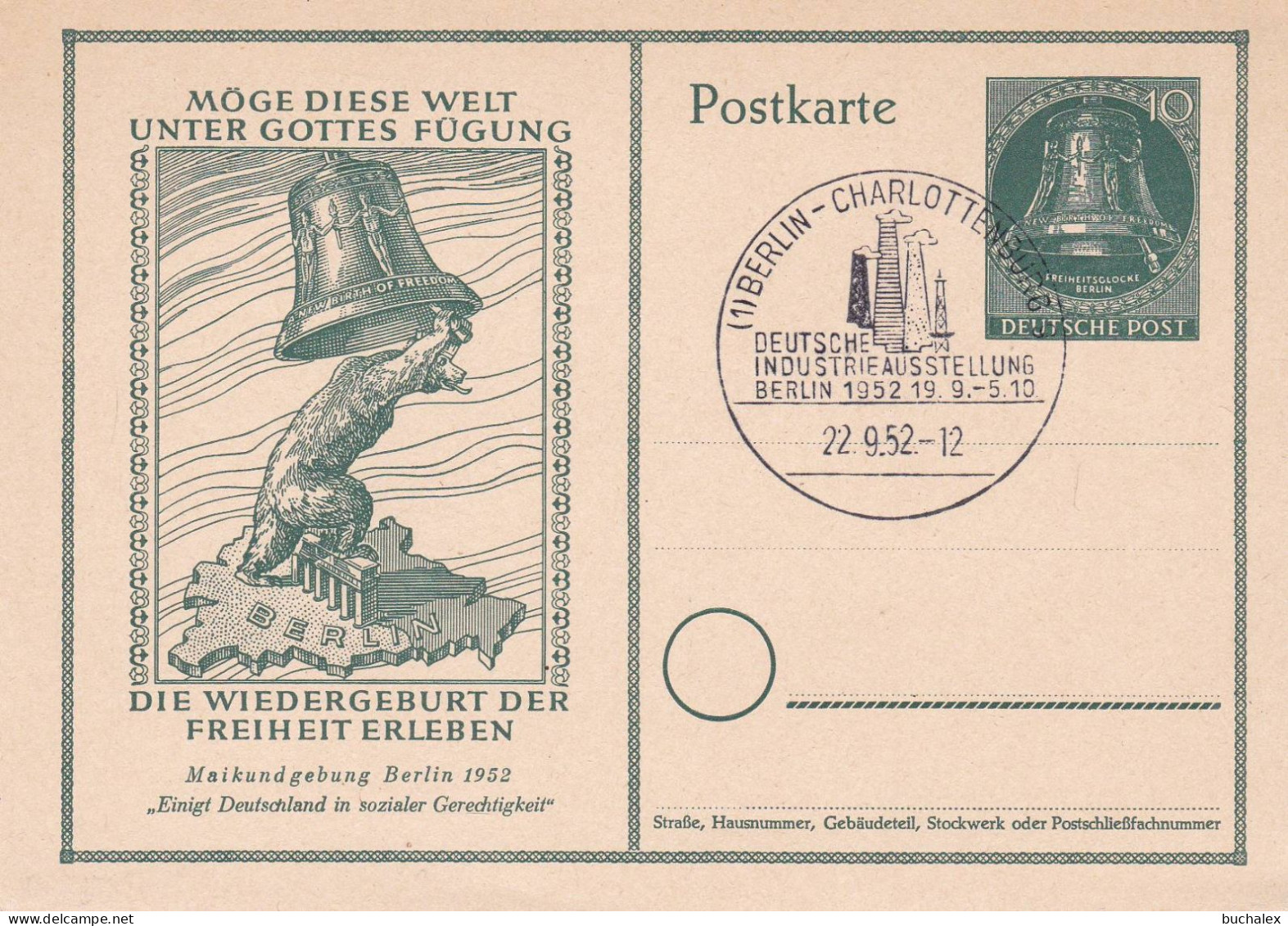 Berlin P28 Mit Werbe-Sonderstempel - Postkaarten - Gebruikt