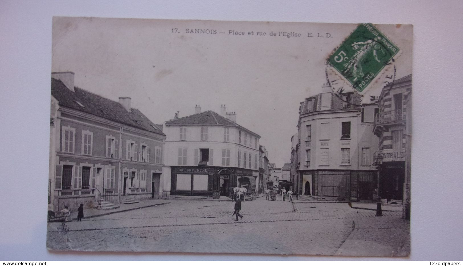 ️ 95  SANNOIS PLACE ET RUE DE L EGLISE - Sannois