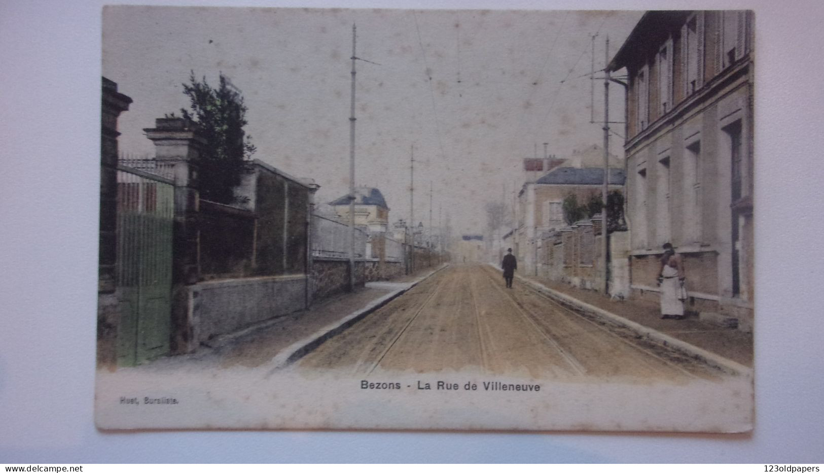 ️ 95  BEZONS EDIT HUET LA RUE DE VILLENEUVE - Bezons