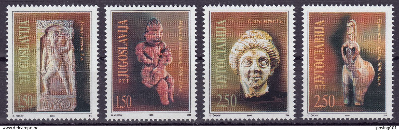 Yugoslavia 1996, Europa, Olympic Games Atlanta USA, Insects, Horses, Chess, Complete Year, MNH