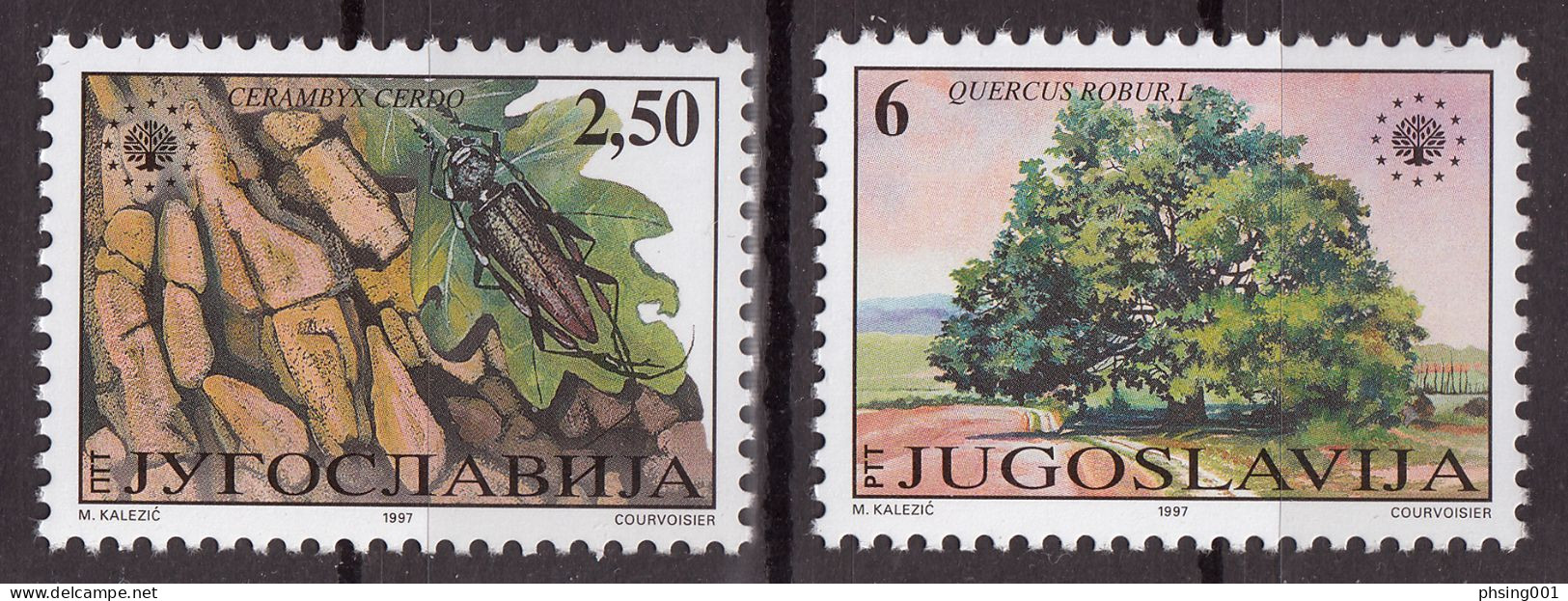 Yugoslavia 1997, Europa, Tennis, Singing birds, Flowers, Icones, Complete Year, MNH