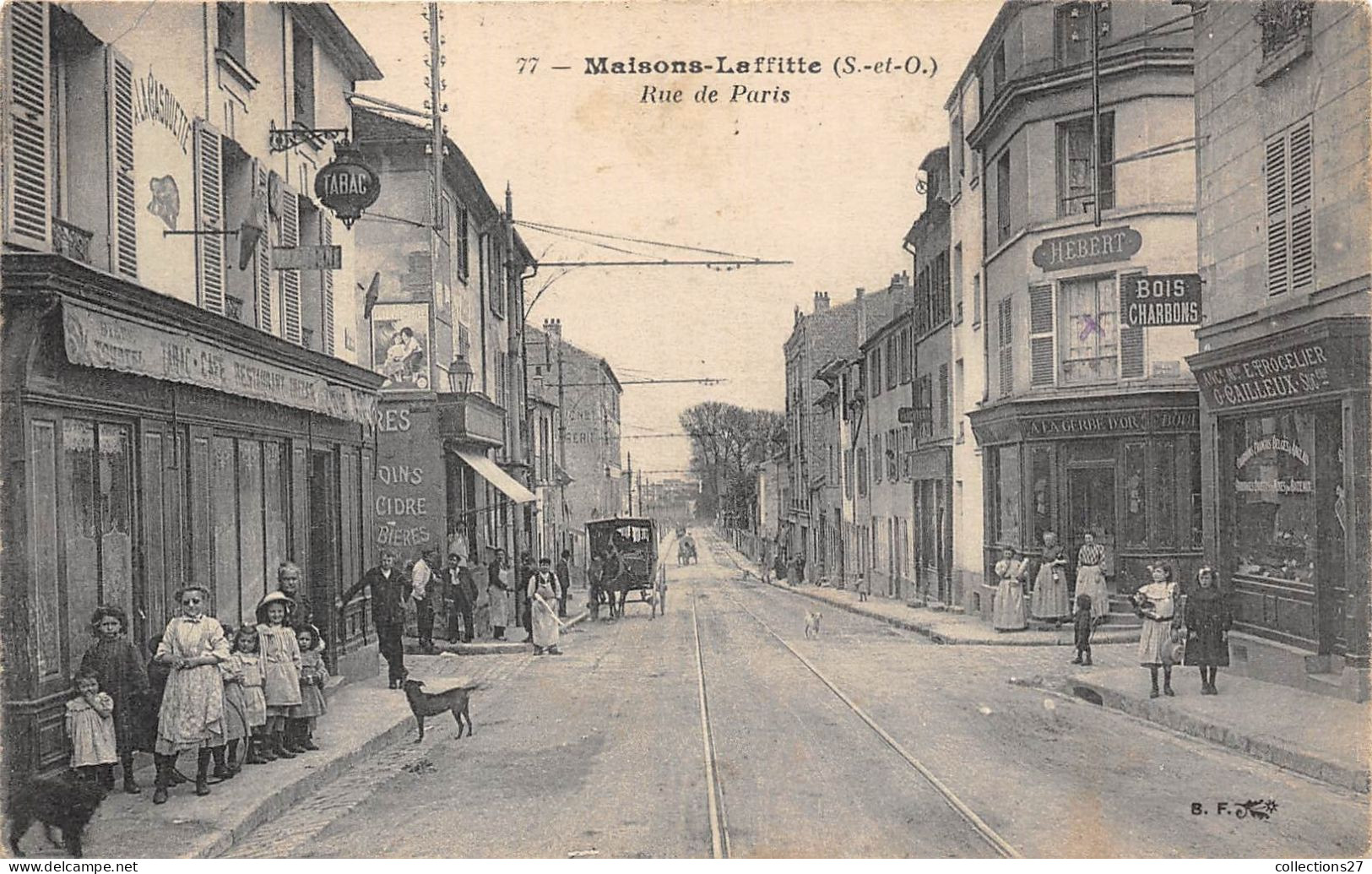 78-MAISON-LAFFITTE- RUE DE PARIS - Maisons-Laffitte