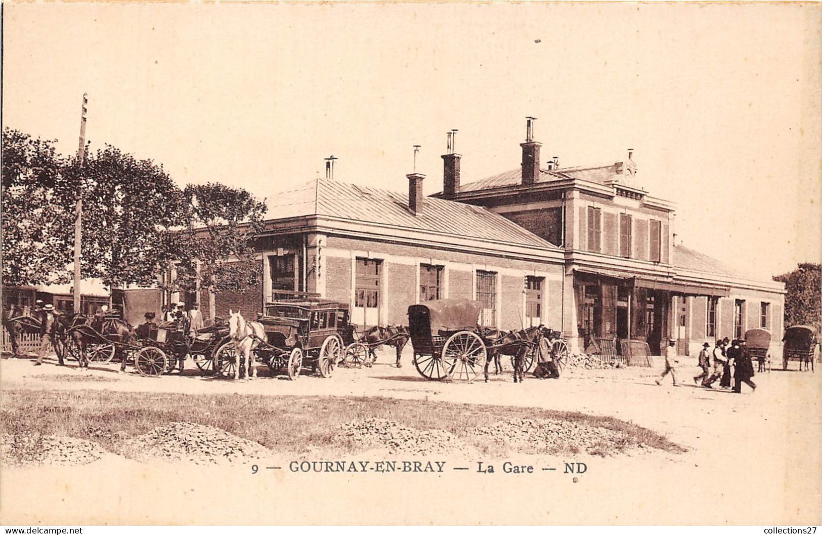 76-GOURNAY-EN-BRAY- LA GARE - Gournay-en-Bray