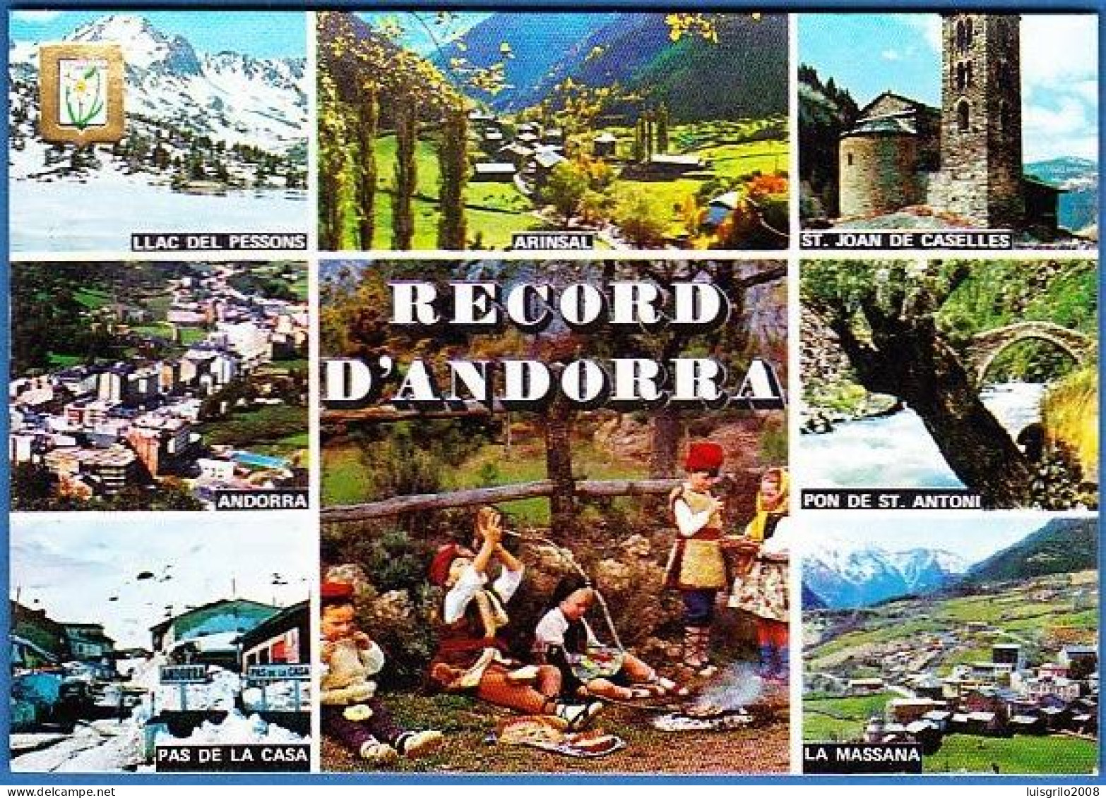 Valls D'Andorra - Diversos Aspectos/ Record DÁndorra -|- Postales Escudo De Oro - Teruel