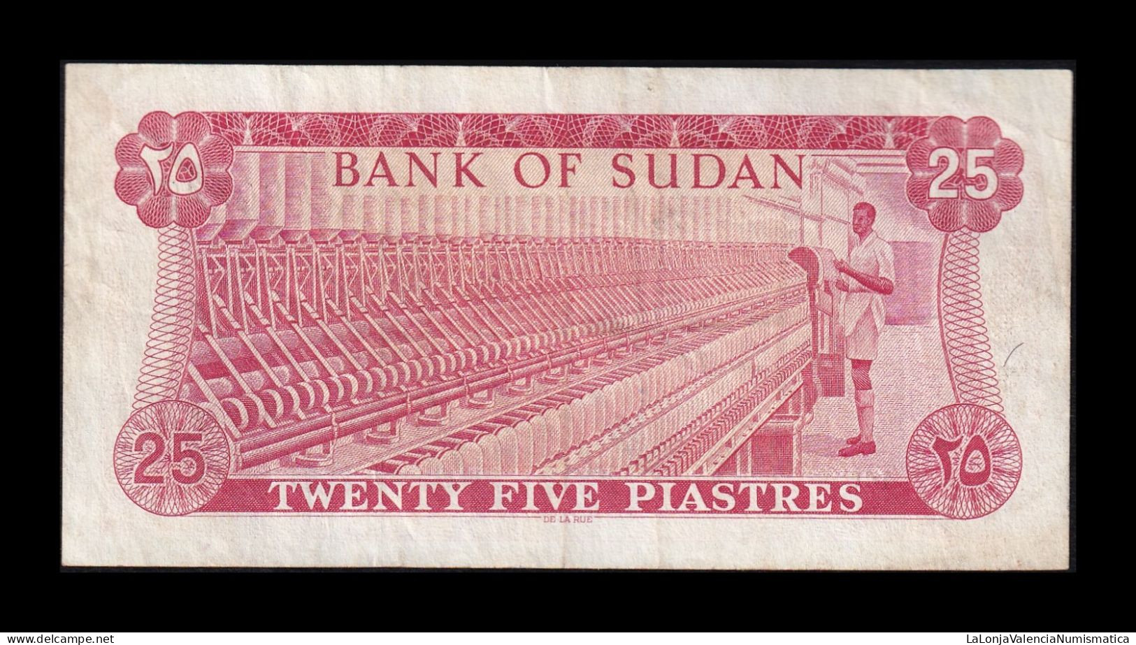 Sudan 25 Piastres 1973 Pick 11b Mbc+ Vf+ - Soedan