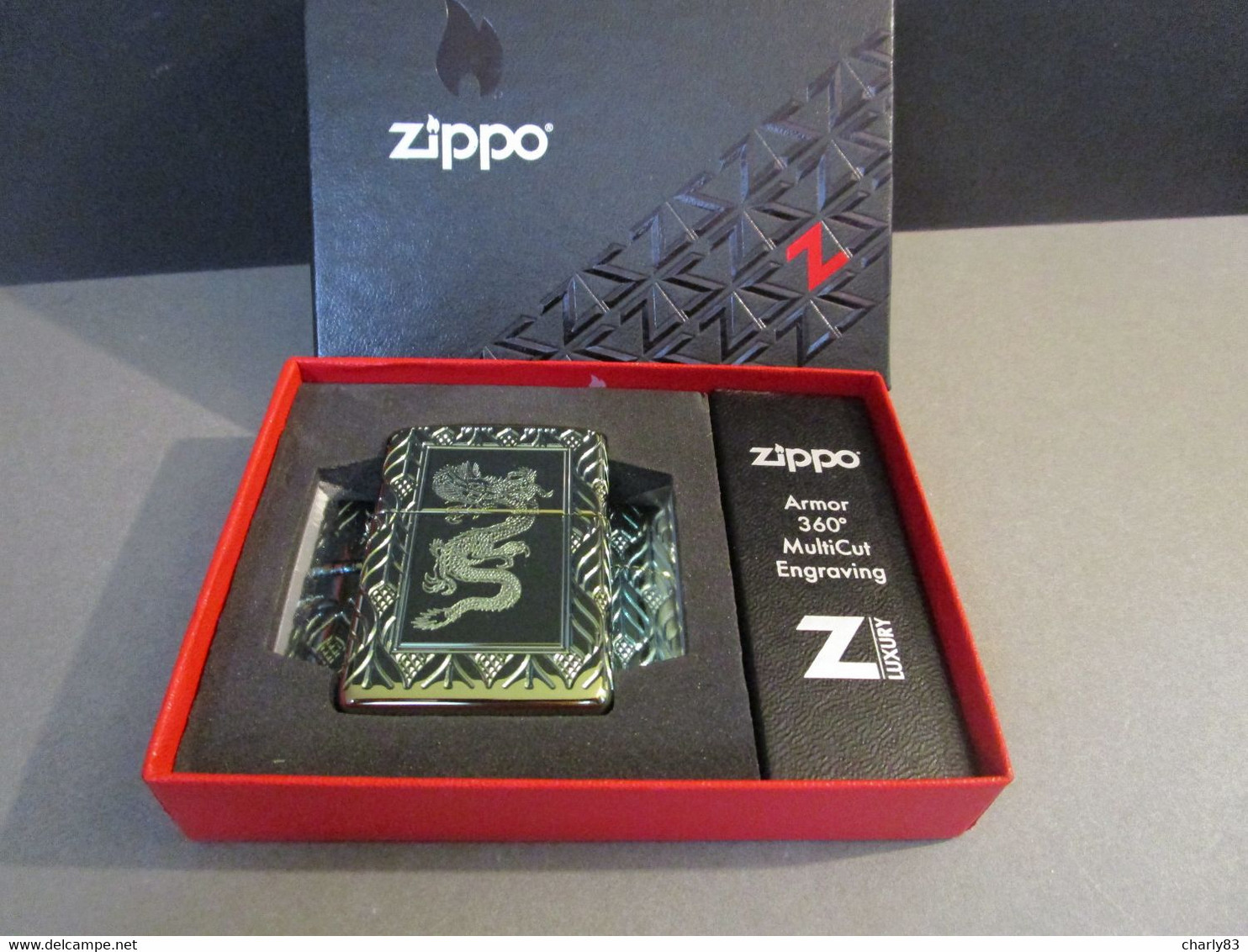 ZIPPO  ARMOR 360° MULTICUT ENGRAVING  LUXURY  NEUF - Zippo