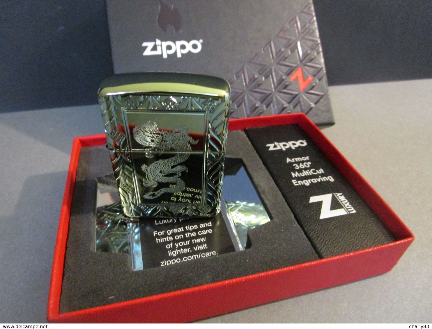 ZIPPO  ARMOR 360° MULTICUT ENGRAVING  LUXURY  NEUF - Zippo