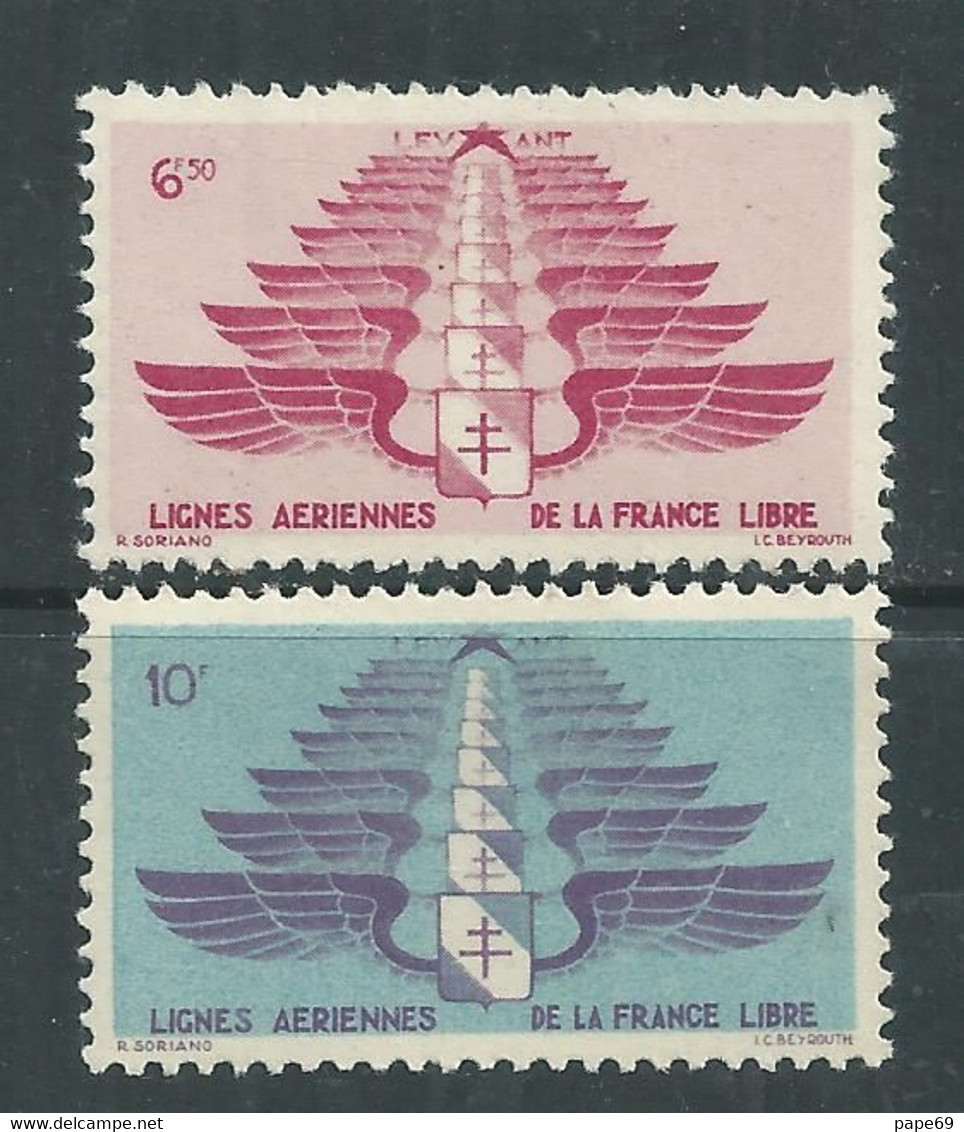 Levant PA N° 5 / 6 XX   Les 2 Valeurs Sans Charnière, TB - Unused Stamps