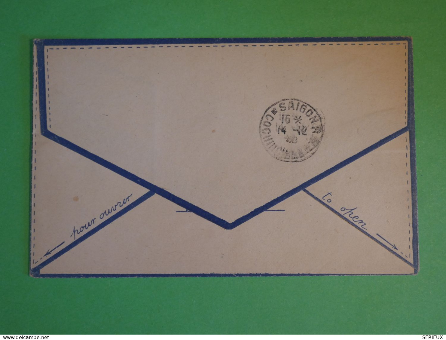 BV4 NOUVELLE CALEDONIE  BELLE  LETTRE RARE 1937 1ER VOL NOUMEA SAIGON  PA 20F +AFF.  PLAISANT+ - Covers & Documents