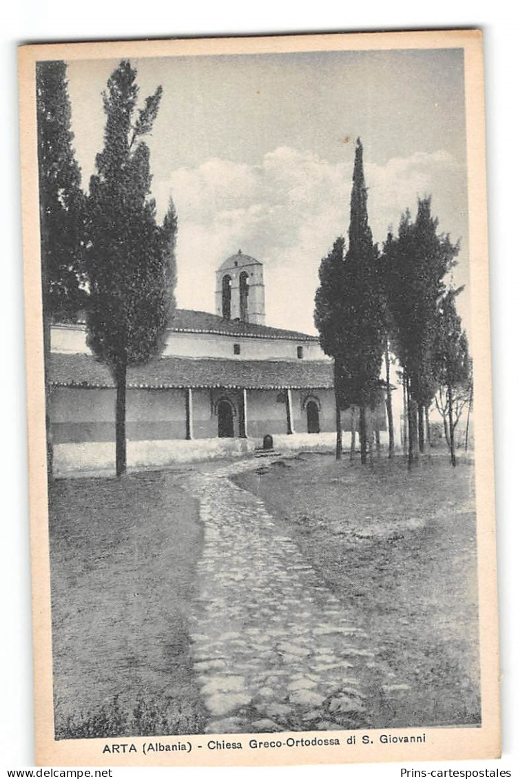 CPA Albanie Arta Chiesa Greco-Ortodossa Di S. Giovanni - Albania