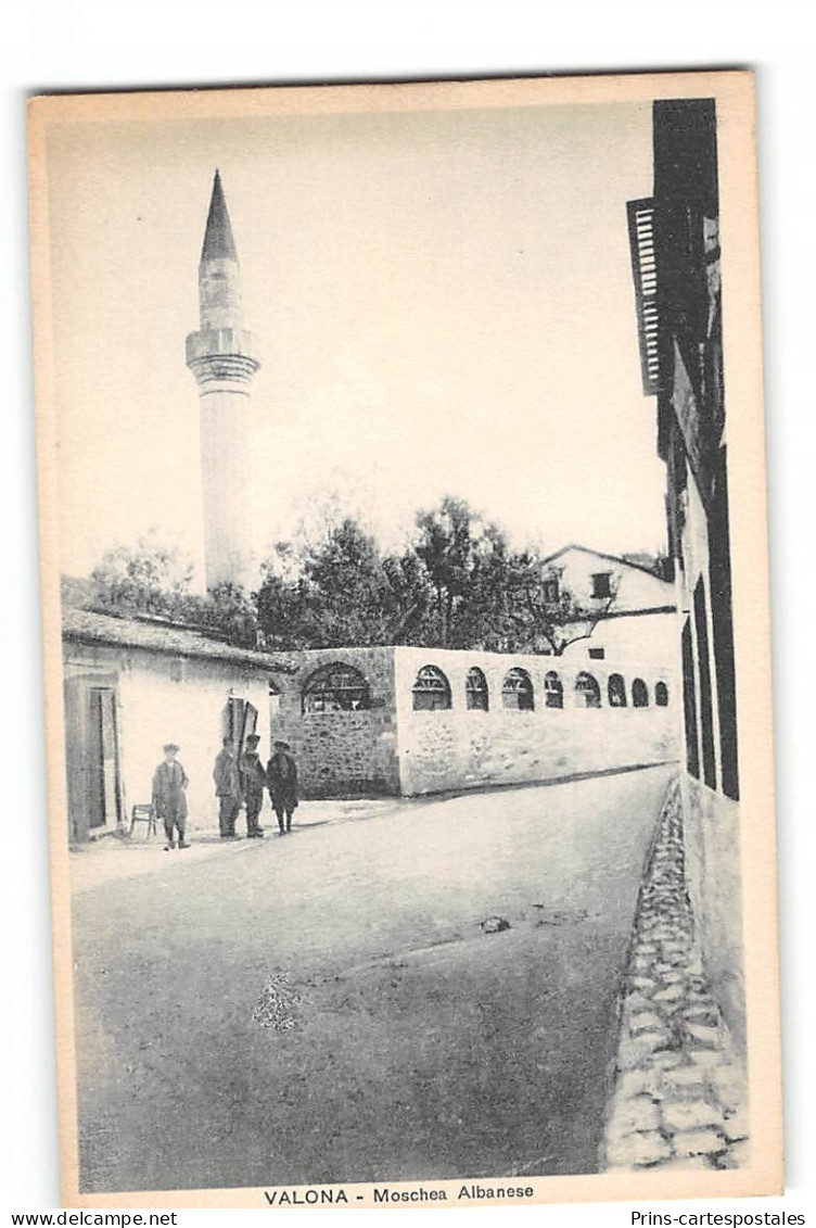 CPA Albanie Valona Moschea Albanese - Albanië