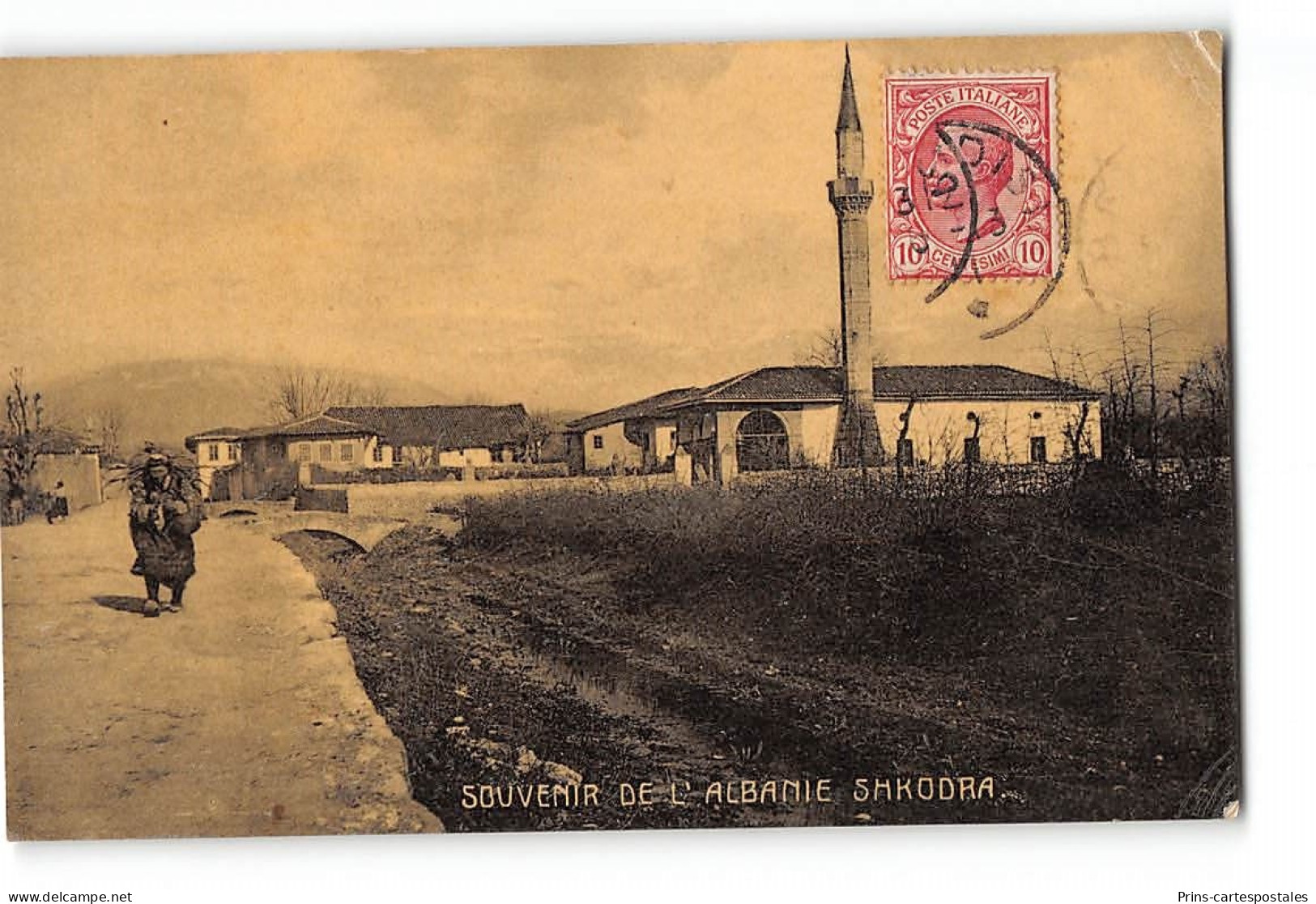 CPA Albanie Souvenir De L'Albanie Shkodra - Albanie