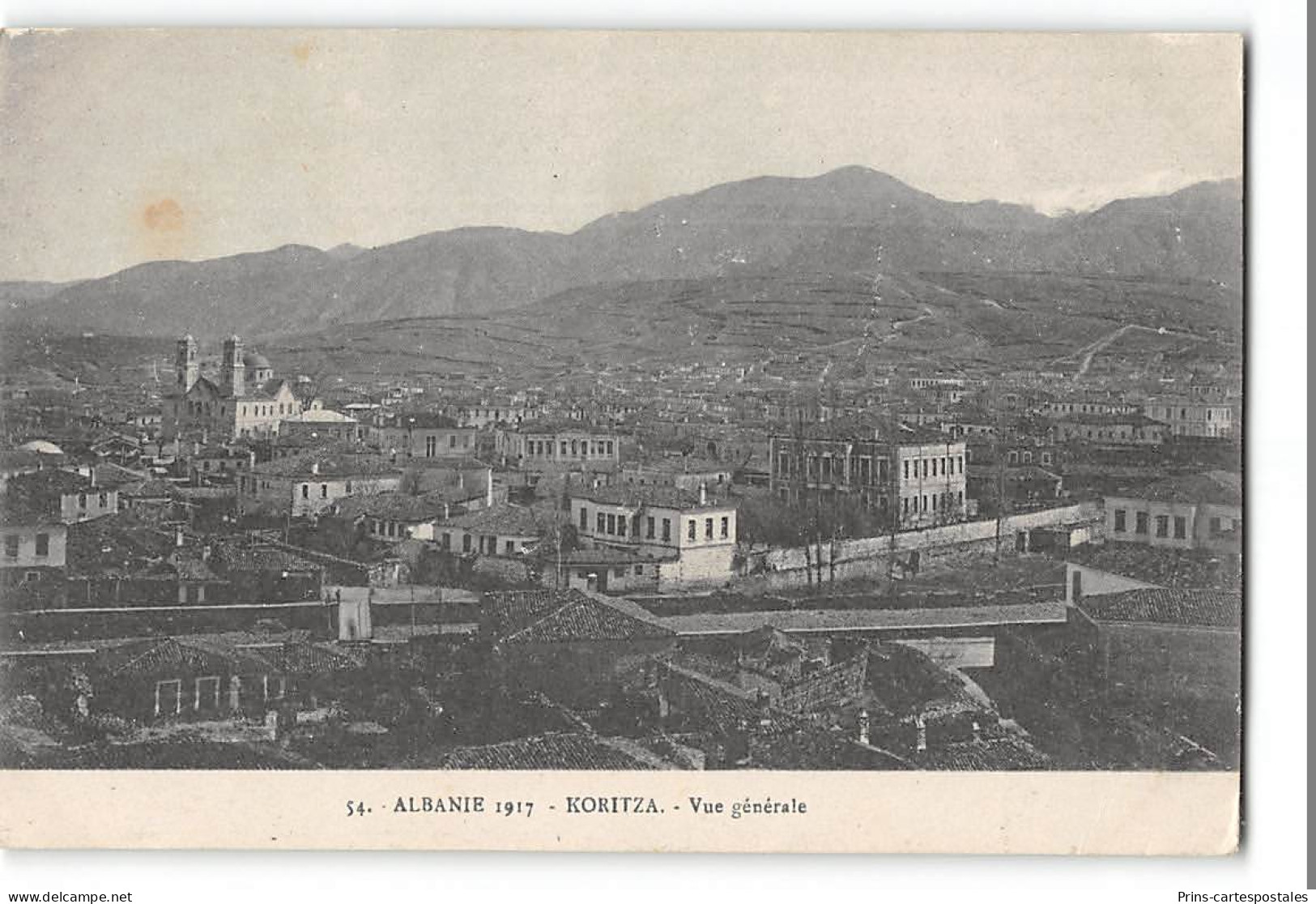 CPA Albanie Koritza Vue Générale - Albanië