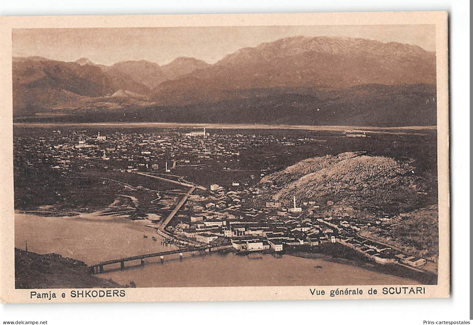 CPA Albanie Pamja E Shkoders Vue Générale De Scutari - Albanie