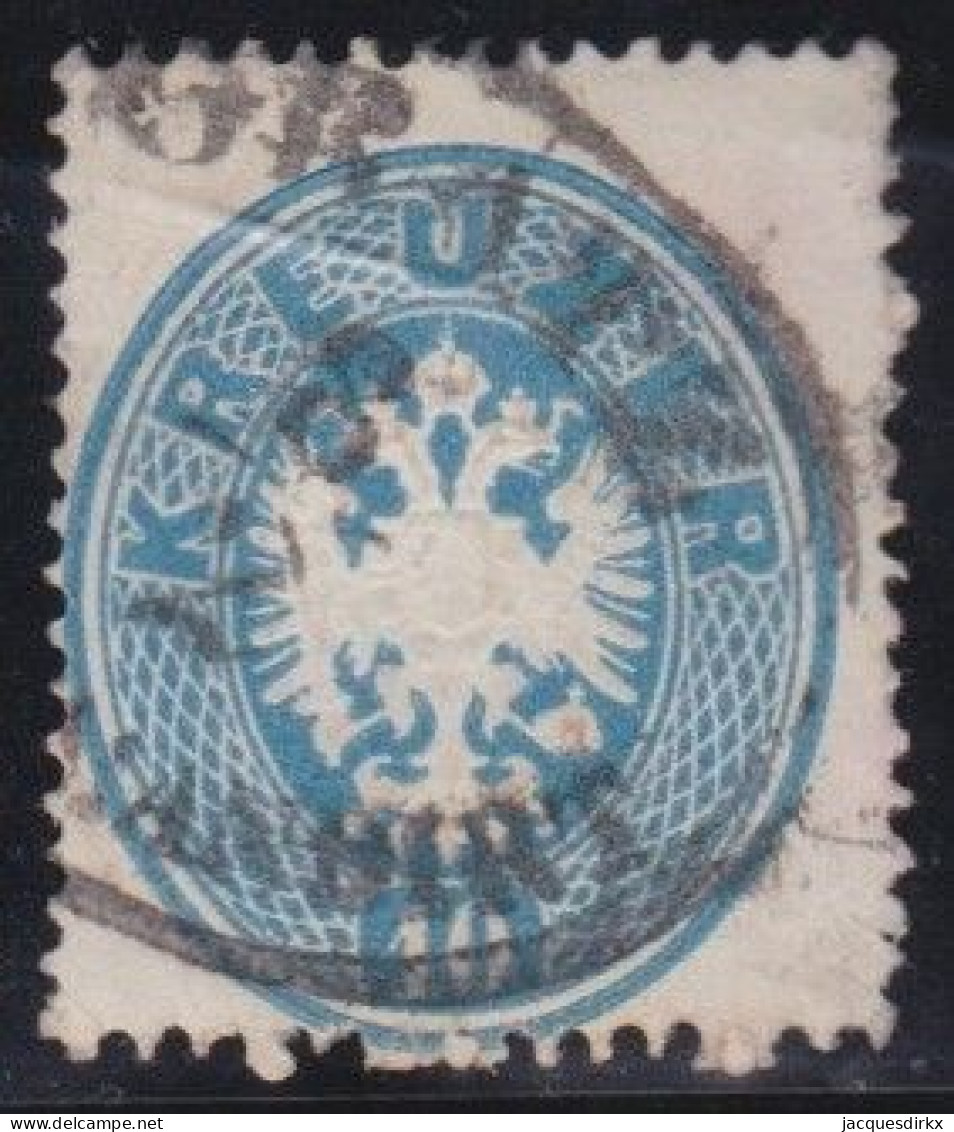 Austria      .    Y&T    .   25      .  O      .   Cancelled   .   Hinged - Gebraucht