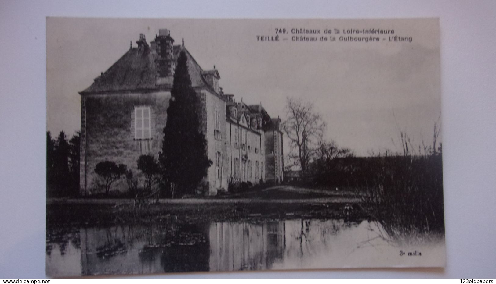 44 TEILLE CHATEAU DE LA GUIBOURGERE  L ETANG - Autres & Non Classés