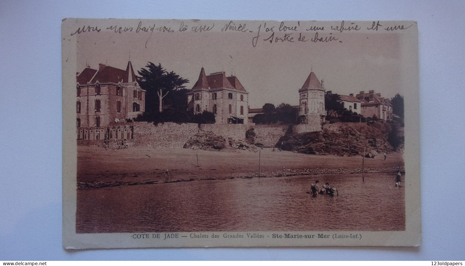 44 SAINTE MARIE SUR MER  CHALETS DES GRANDES VALLEES  VILLA 1931 - Autres & Non Classés