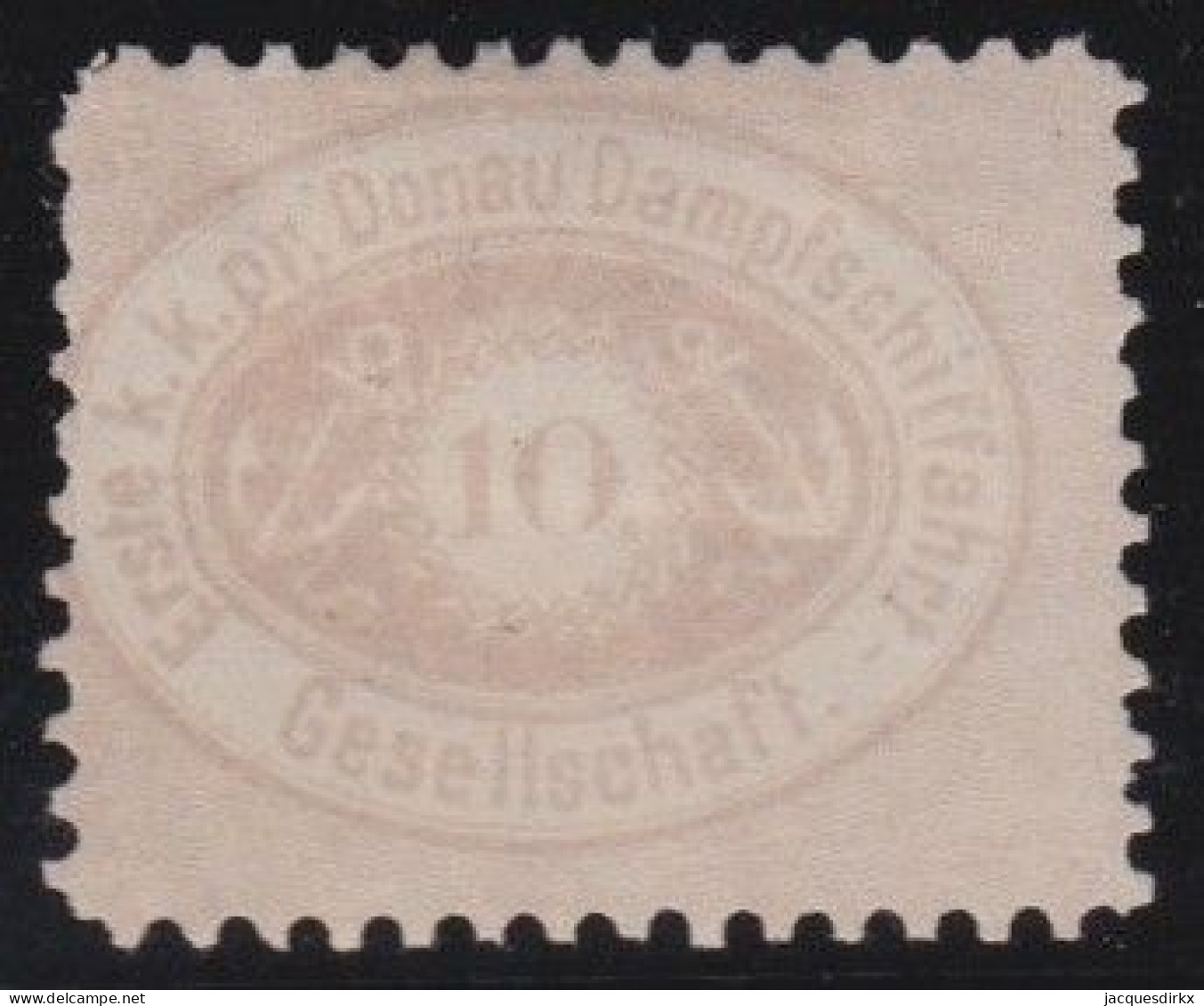 Austria      .    Y&T    .   DDSG  2  (2 Scans)      .  *     .   Mint With Gum   .   Hinged - Compagnia Di Navigazione A Vapore Del Danubio (DDSG)