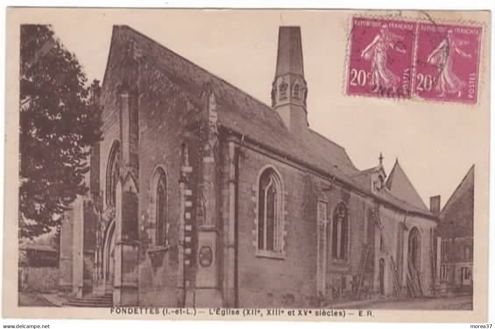 FONDETTES  L'église - Fondettes