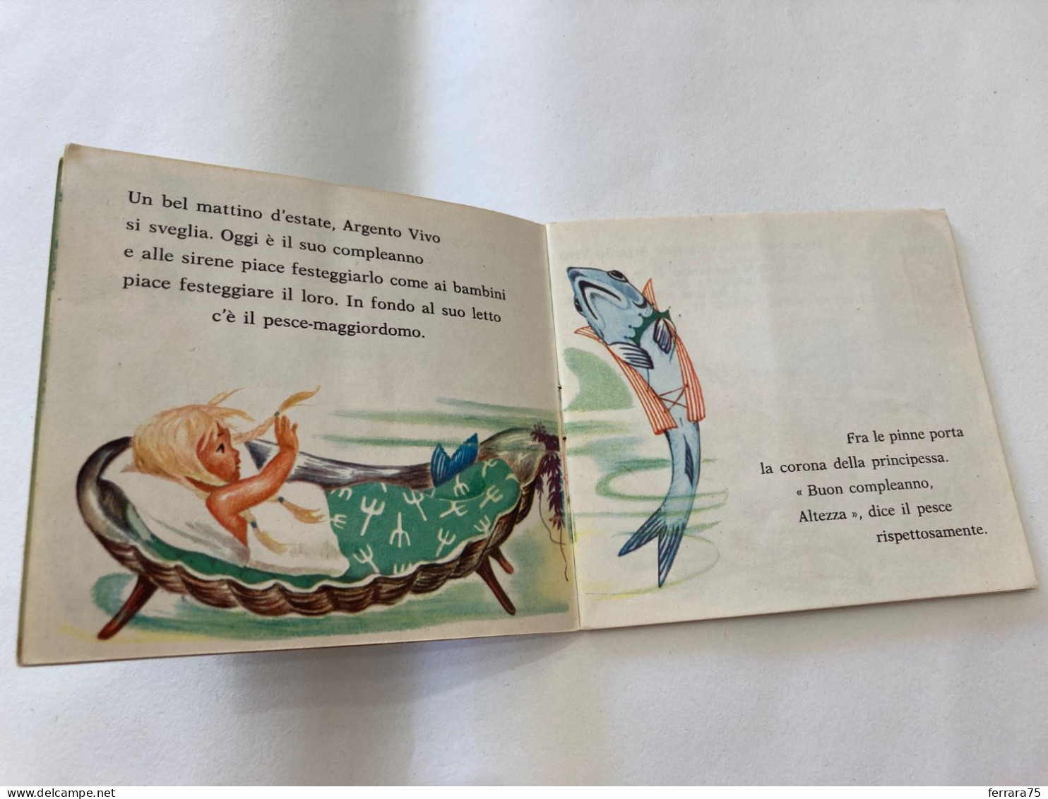 LA FESTA DELLA SIRENETTA EDITORE PERUZZO PRIMO LIBRO N.10 1965. - Bambini E Ragazzi