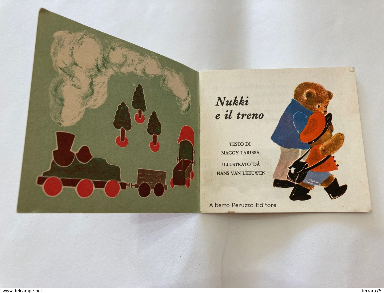 NUKKI E IL TRENO EDITORE PERUZZO PRIMO LIBRO N.6 1965. - Bambini E Ragazzi