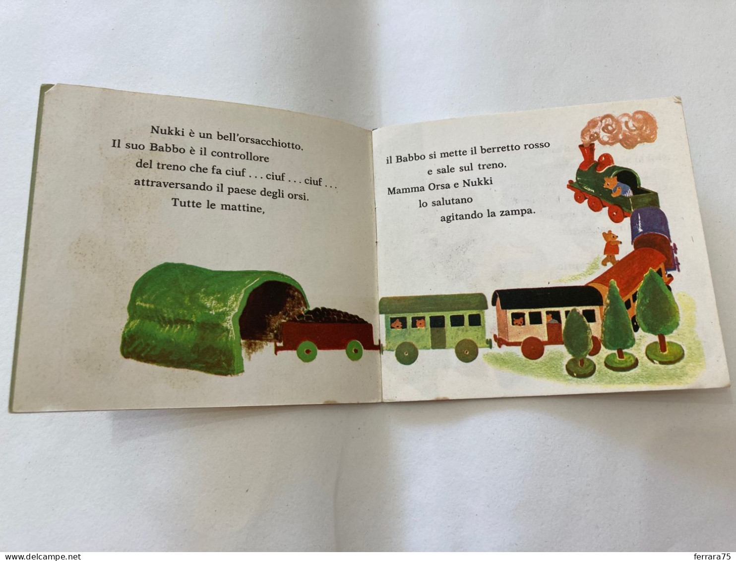 NUKKI E IL TRENO EDITORE PERUZZO PRIMO LIBRO N.6 1965. - Bambini E Ragazzi