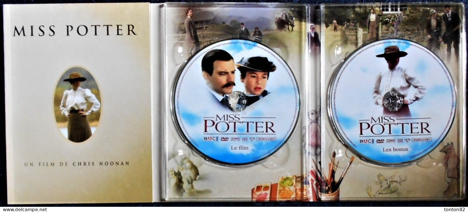Miss POTTER - Renée Zellweger - Ewan McGregor - Coffret Avec Deux DVD Et Un Livret De 40 Pages . - Romanticismo