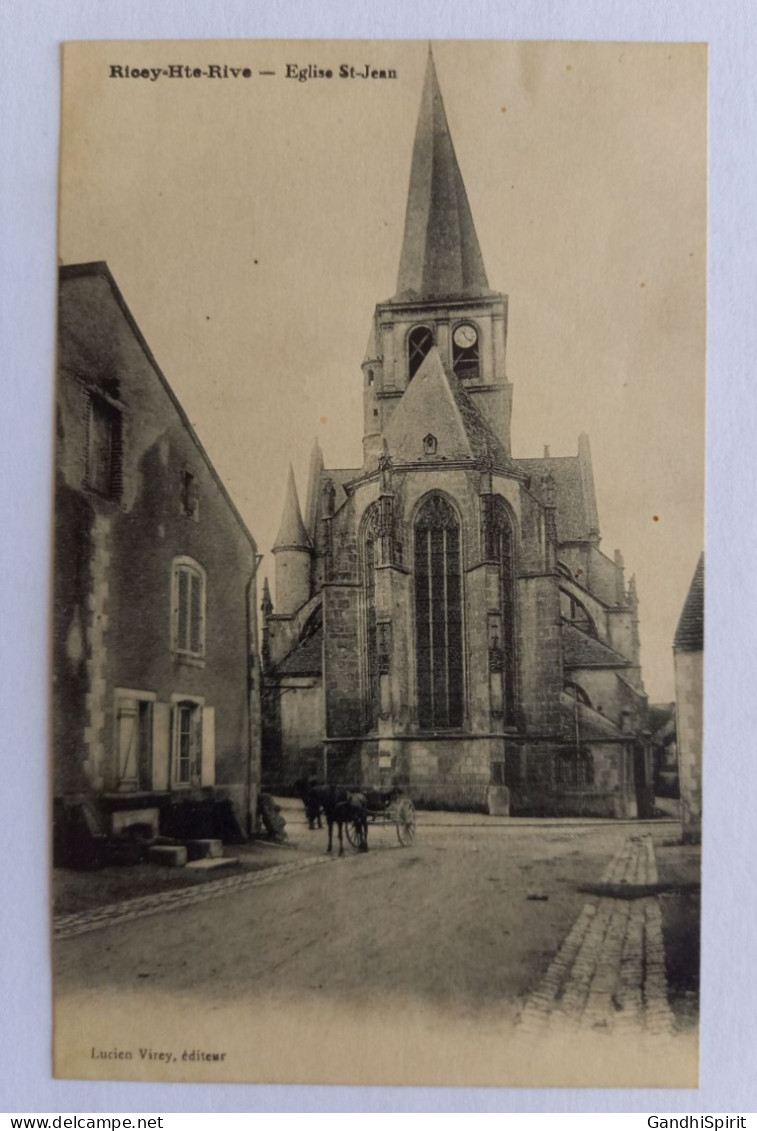 Les Riceys - Ricey Haute Rive - L'Eglise Saint Jean - Attelage - Les Riceys