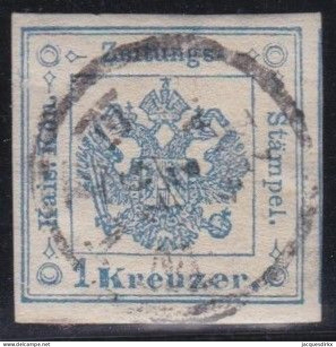 Austria      .    Y&T    .   Taxe Newspaper  1a ( II ) (2 Scans)    .  O      .   Cancelled   .   Hinged - Zeitungsmarken