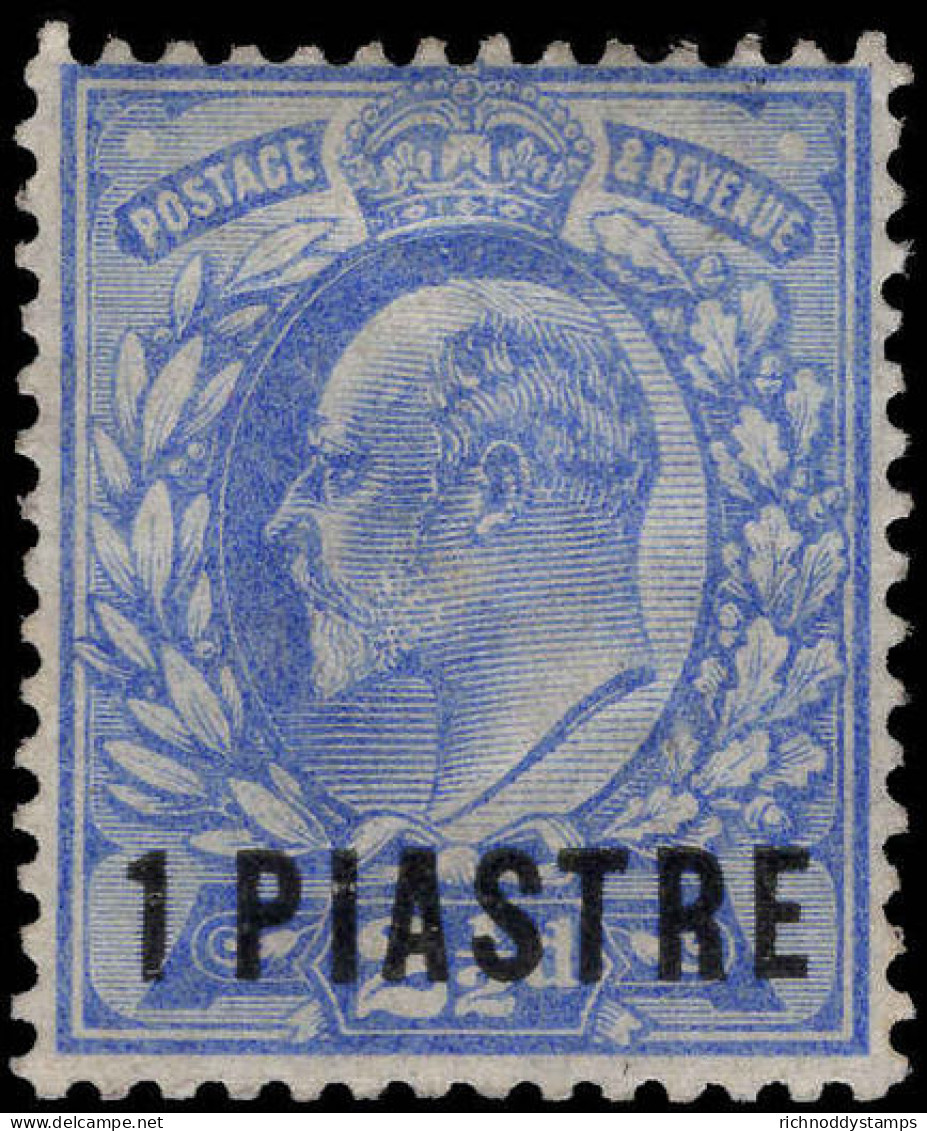 British Levant 1911-13 1pi Perf 14 Lightly Mounted Mint. - Levant Britannique