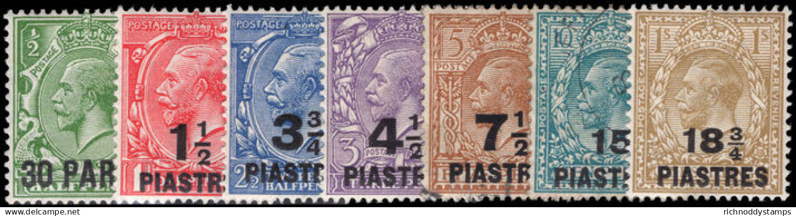 British Levant 1921 Set Mixed Mint And Used. - Britisch-Levant