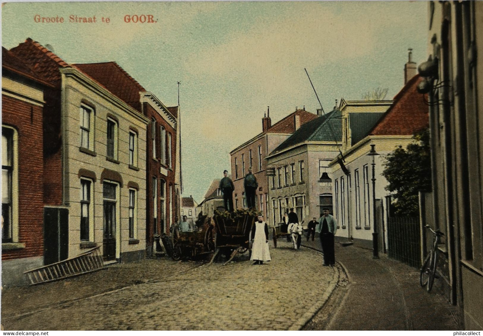 Goor (Ov.) Groote Straat Te 1909 De Tulp - Goor