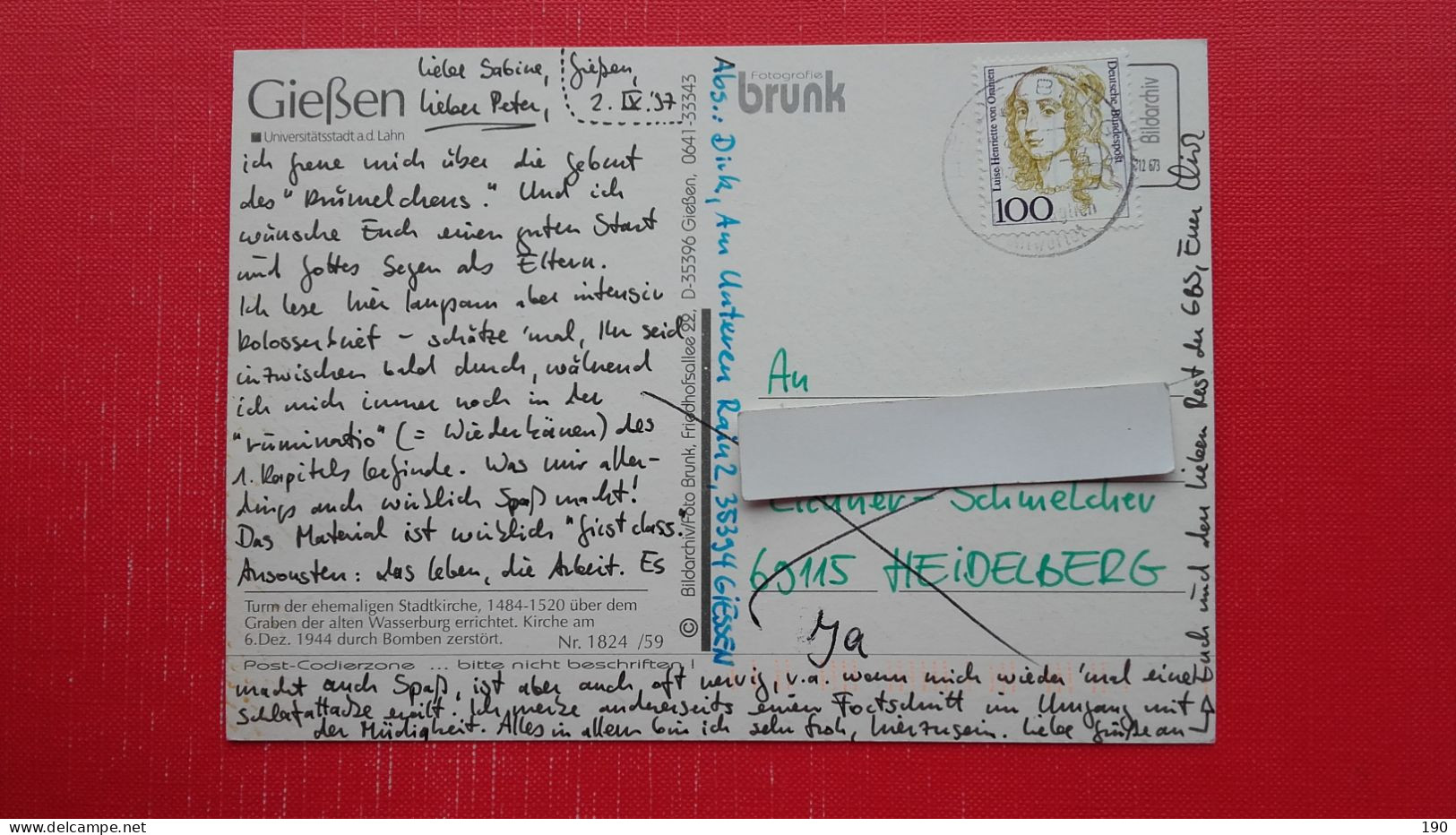 Giessen.Turm Der Stadtkirche - Giessen