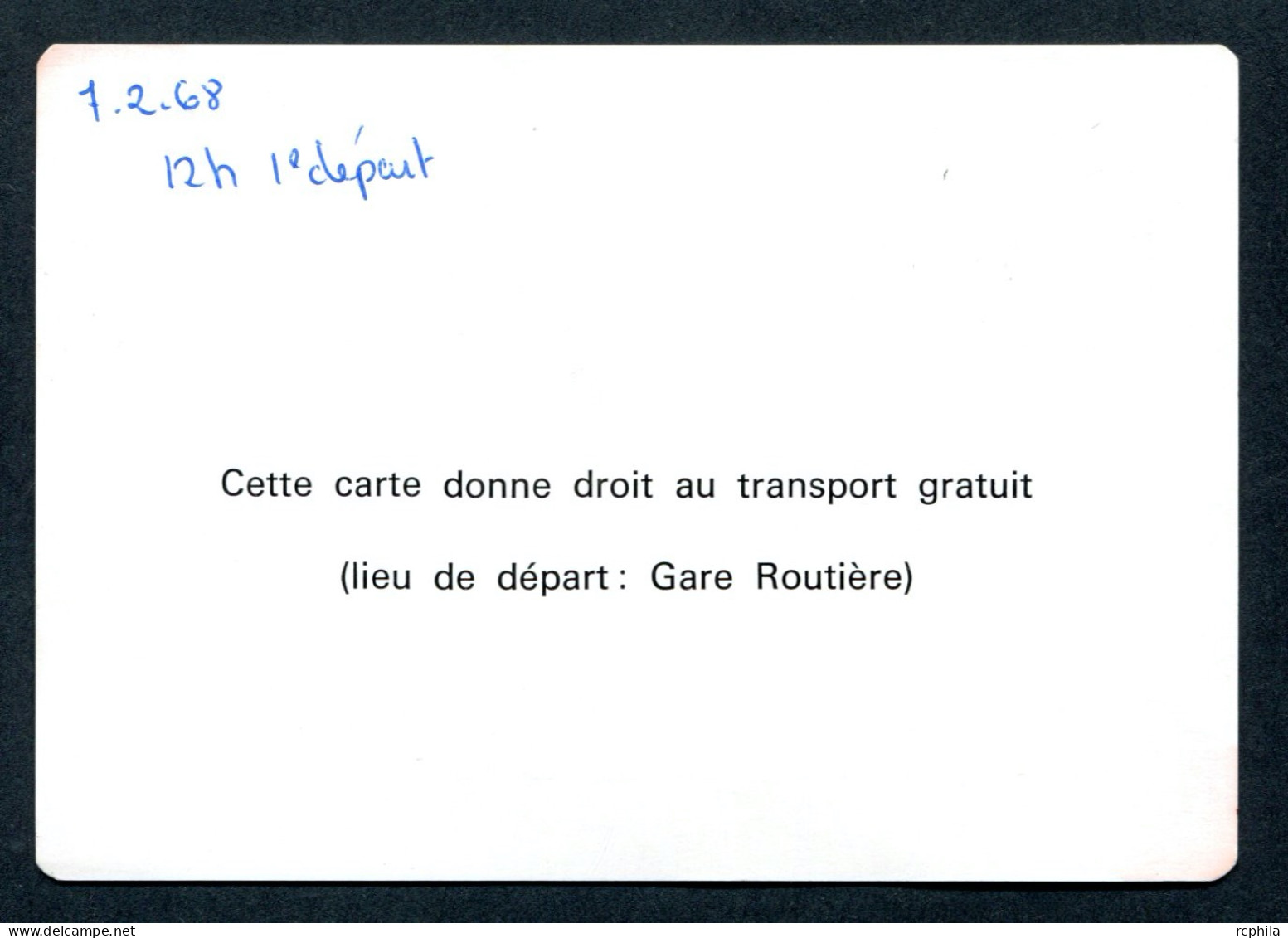RC 25431 JEUX OLYMPIQUE DE GRENOBLE 1968 CHAMROUSSE CARTE D'ACCÈS ENCEINTE INVITÉS DESCENTE HOMMES NO-STOP - Tickets D'entrée