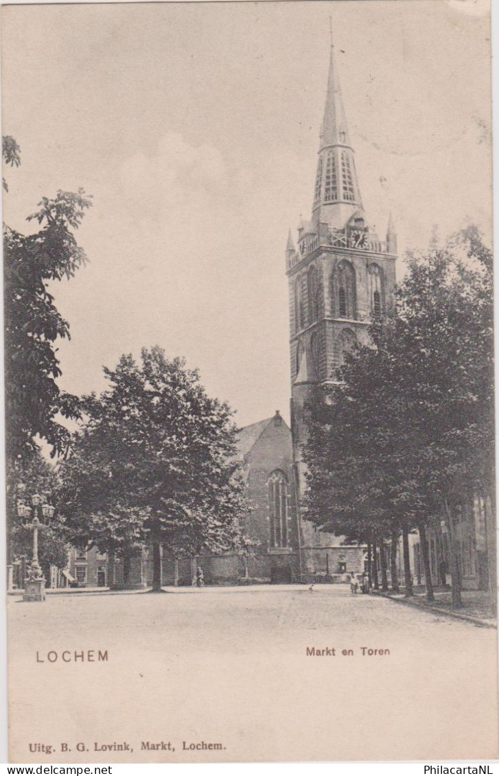 Lochem - Markt En Toren - 1906 - Lochem