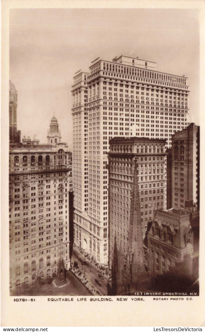 ETATS-UNIS - New York - Equitable Building - Street - Animé - Vue - Carte Postale Ancienne - Panoramic Views