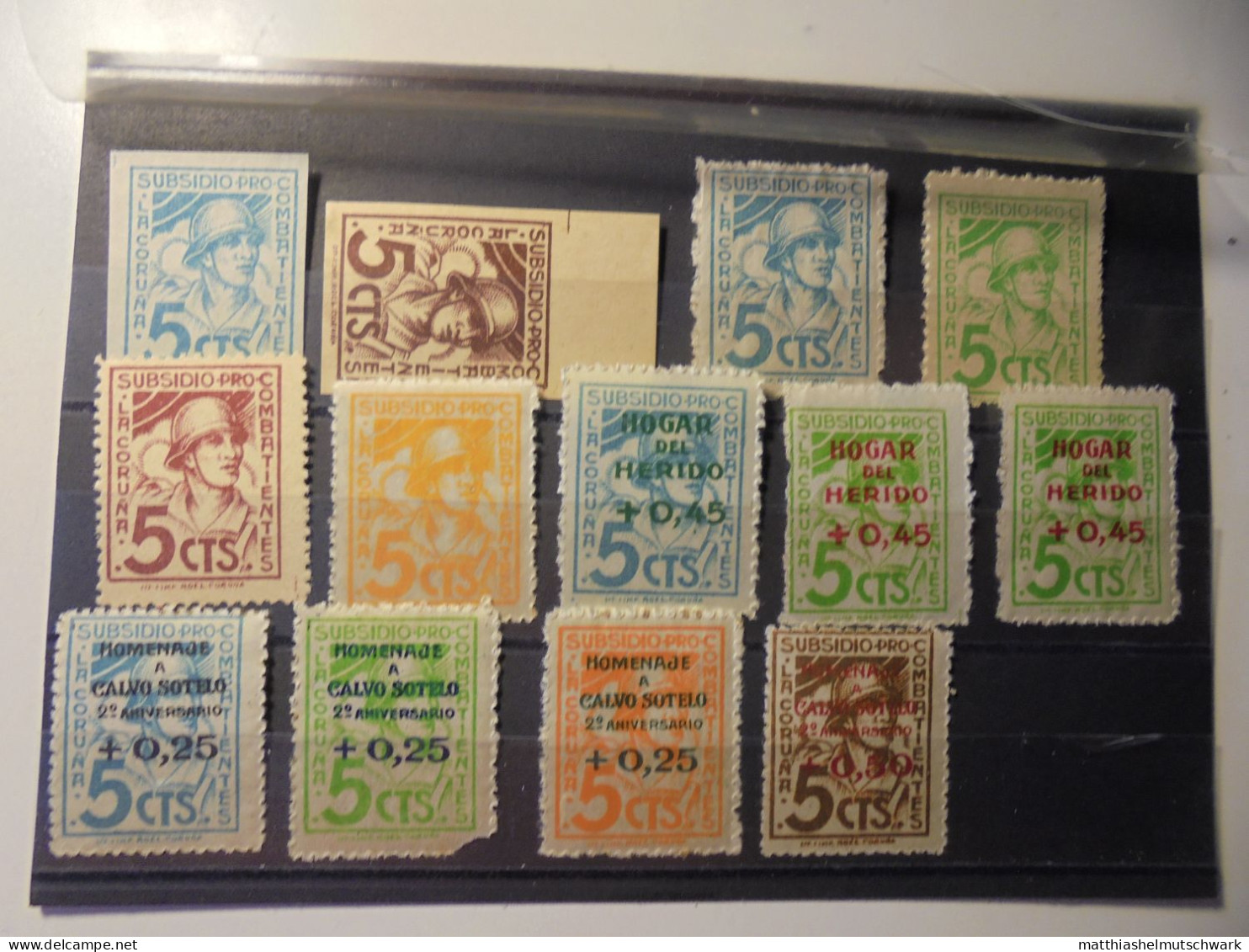 Spanien/Spanischer Bürgerkrieg/Lokalausgaben/1936-1939 Einzelmarken, Sätze, Viererblöcke, u.a.
