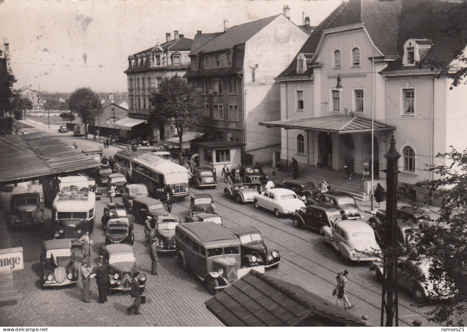 (249) CPSM  Saint Louis  Frontière Franco Suisse - Saint Louis