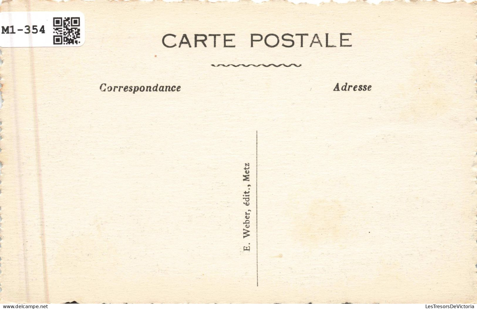 FRANCE - METZ - Palais Du Général Gouverneur - Entrée - Façade Principale - Carte Postale Ancienne - Metz