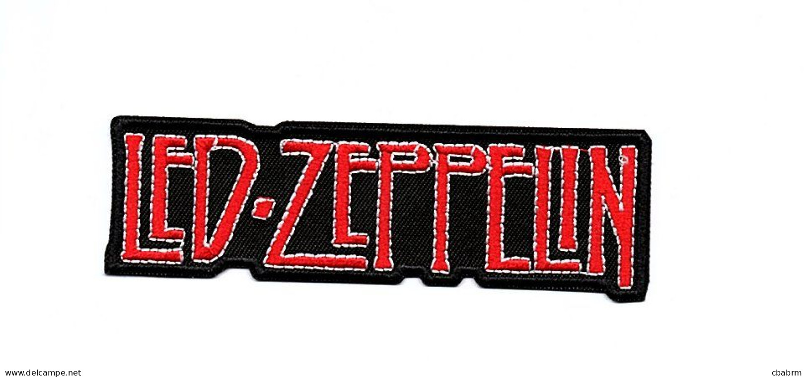 LED ZEPPELIN PATCH ECUSSON Patch Thermocollant NOM ROUGE - Objets Dérivés