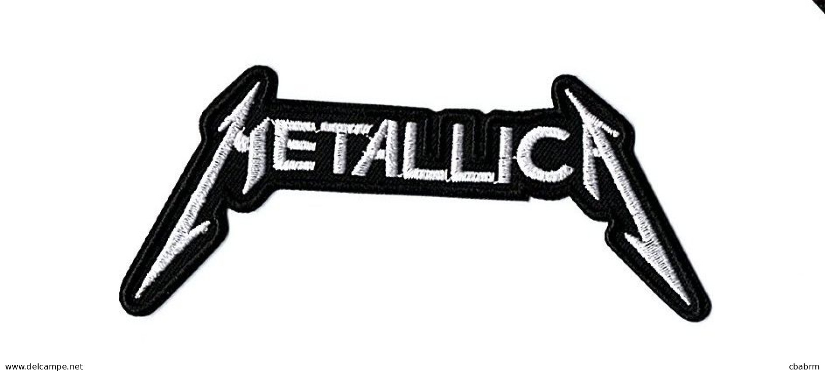 METALLICA PATCH ECUSSON Patch Thermocollant NOM BLANC - Objets Dérivés