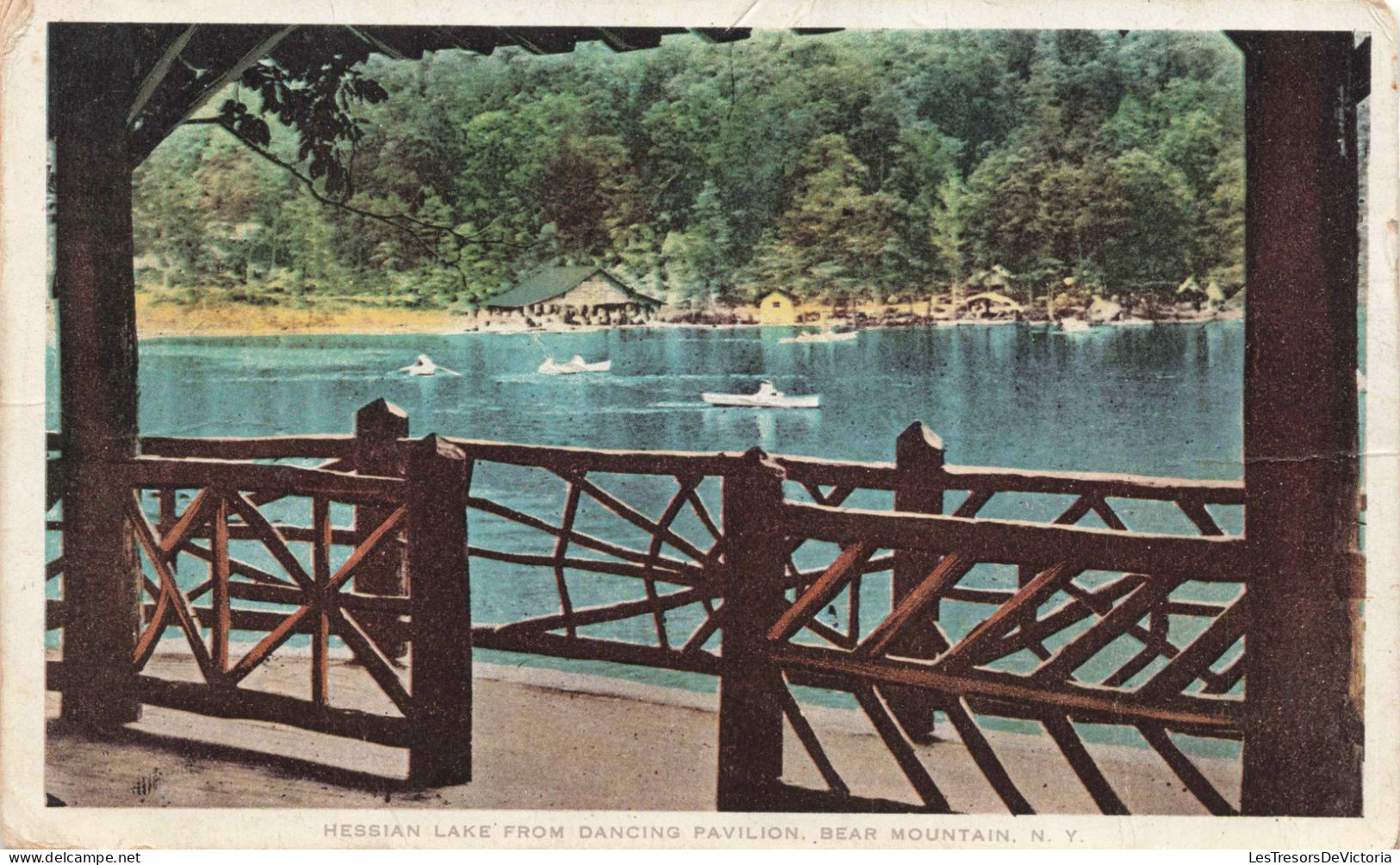 ETATS-UNIS - Hessian Lake From Dancing Pavilion - Bear Mountain - New York - Carte Postale Ancienne - Autres & Non Classés