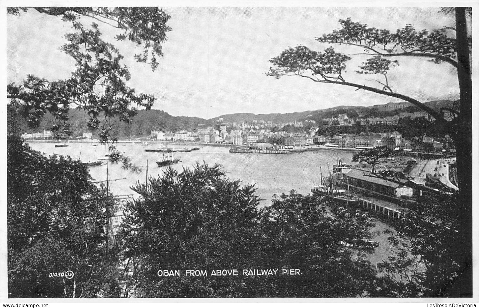 ECOSSE - Oban From Above Railway Pier - Carte Postale Ancienne - Argyllshire