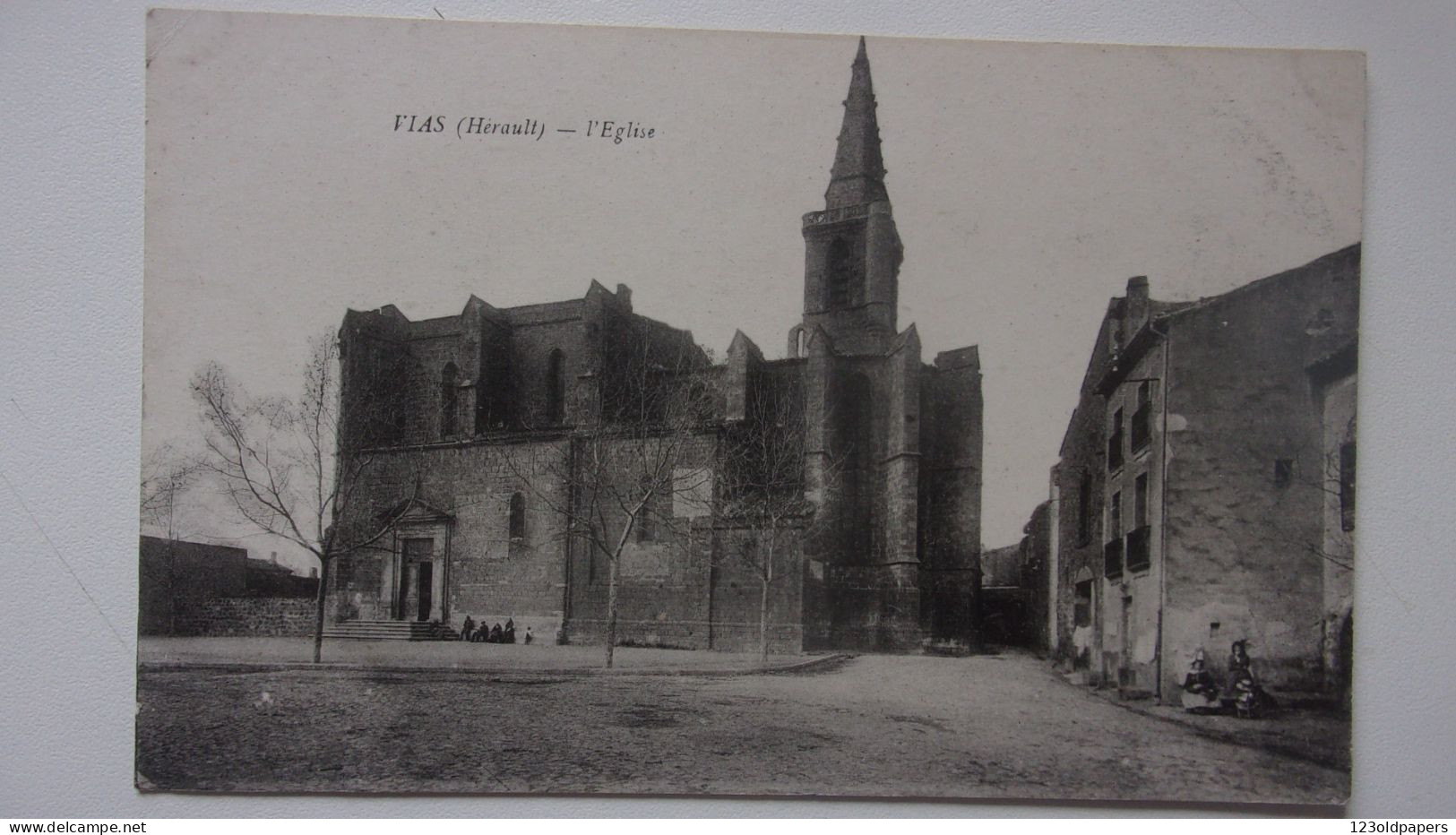 34 VIAS L EGLISE  1919 - Autres & Non Classés